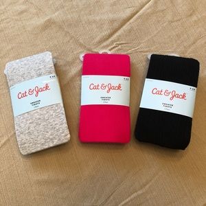Cat & Jack Sweater Tights 4-6X